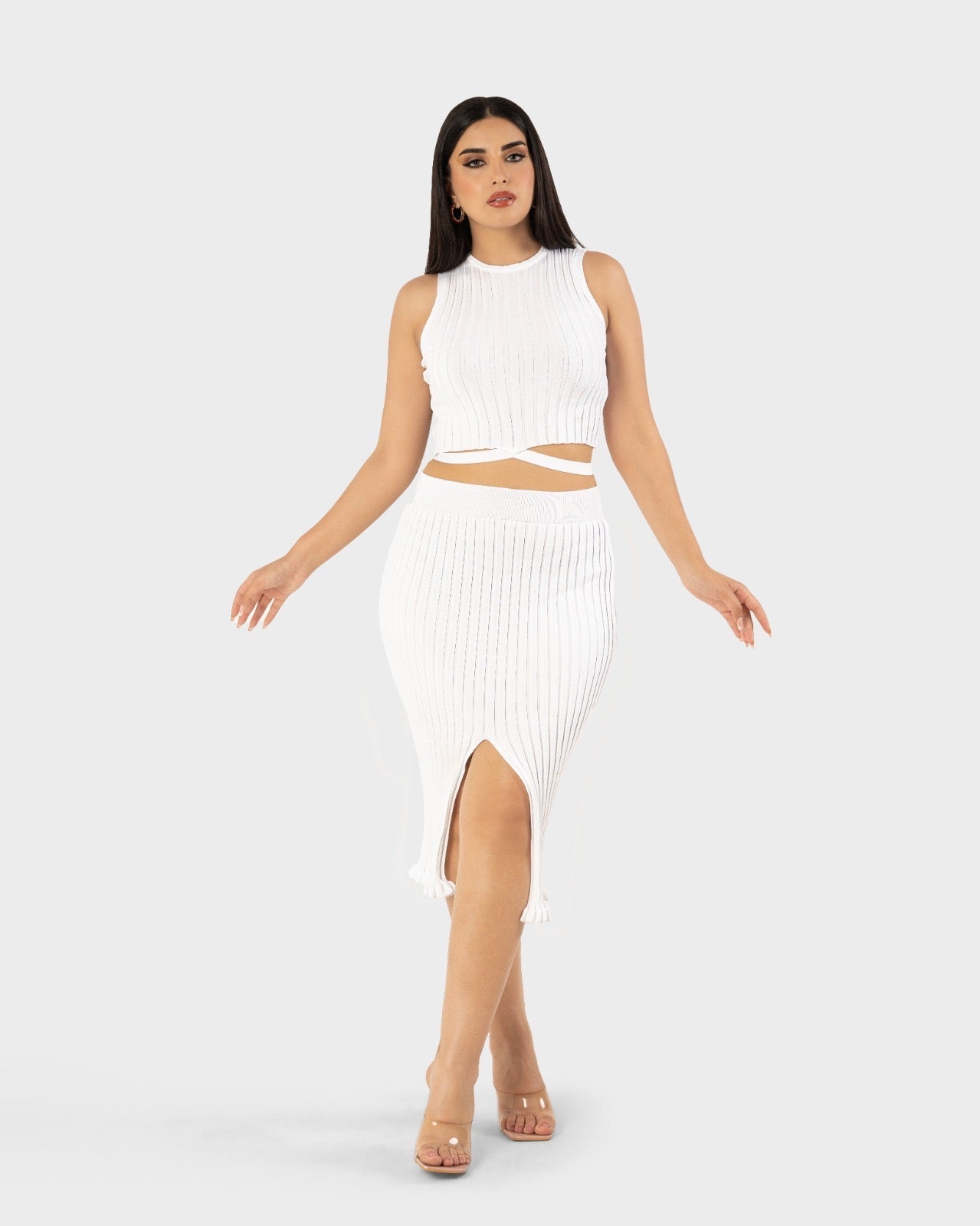 STYLE-White-Knitted Set